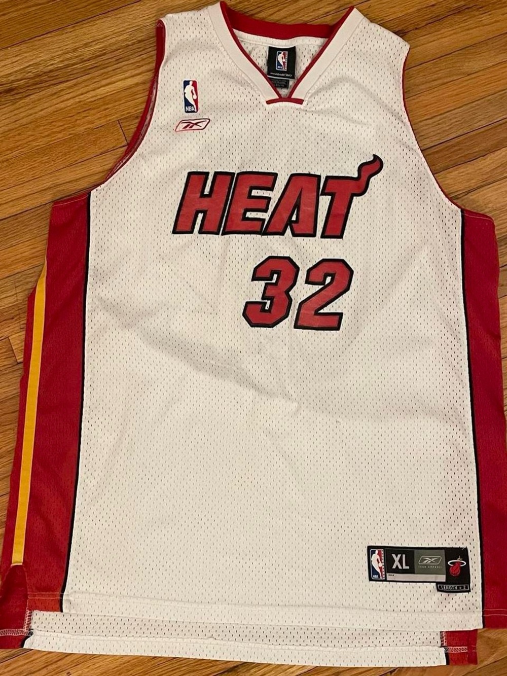Vintage Shaquille O’Neal Miami Heat Reebok Jersey